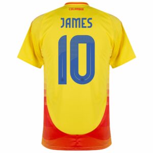 James Colombia Home Soccer Jersey 2024