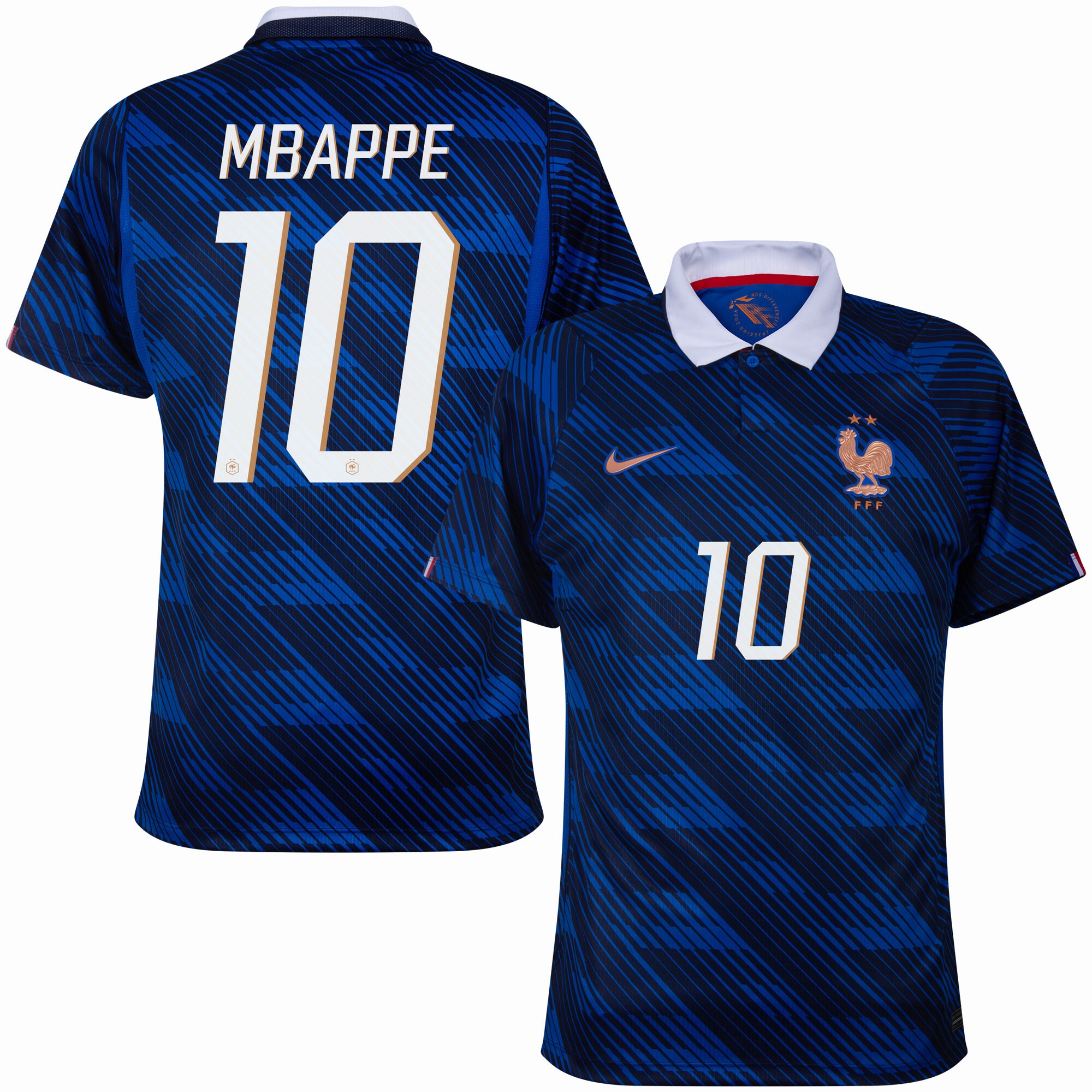 France Home Jersey 2026 #10 Mbappé – Blue Soccer Shirt | Adult